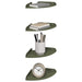 Raft suspendat cu raft 4 pcs Verde măsliniu 18 x 18 x 2 cm - WALTI WALTI