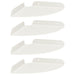 Raft suspendat cu raft cu depozitare 4 pcs Alb 18 x 18 x 2 cm - WALTI WALTI