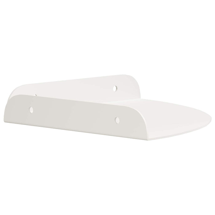 Raft suspendat cu raft cu depozitare 4 pcs Alb 18 x 18 x 2 cm - WALTI WALTI