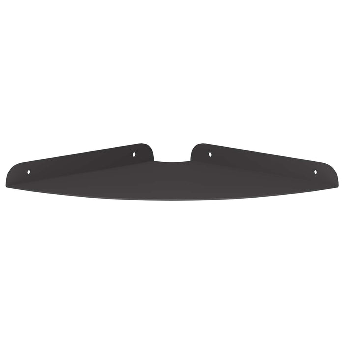 Raft suspendat cu raft cu depozitare 4 pcs Negru 24 x 24 x 2 cm - WALTI WALTI