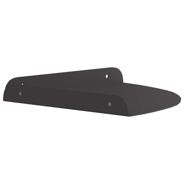 Raft suspendat cu raft cu depozitare 4 pcs Negru 24 x 24 x 2 cm - WALTI WALTI