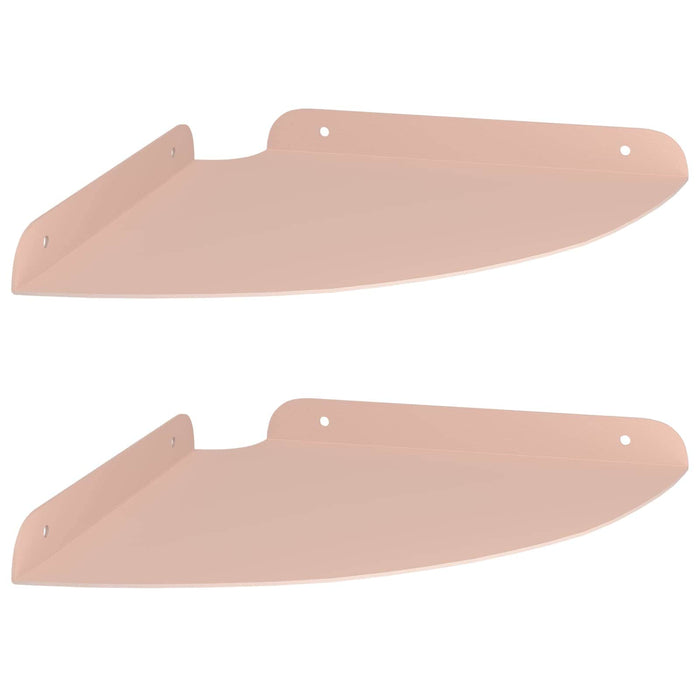 Raft suspendat cu raft cu depozitare 2 pcs Roz 24 x 24 x 2 cm - WALTI WALTI