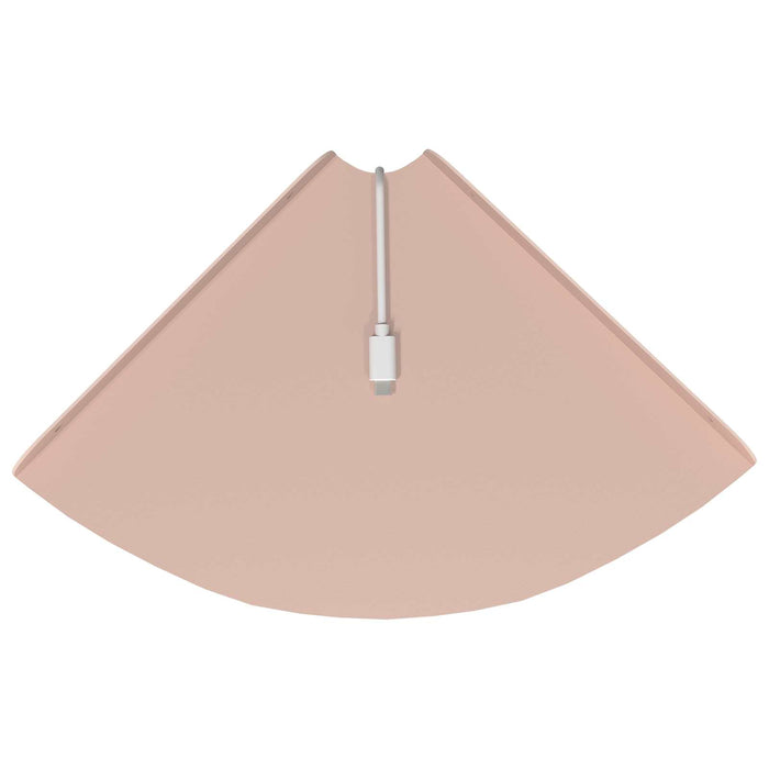 Raft suspendat cu raft cu depozitare 4 pcs Roz 24 x 24 x 2 cm - WALTI WALTI