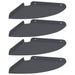 Raft suspendat cu raft 4 pcs Antracit 24 x 24 x 2,3 cm - WALTI WALTI