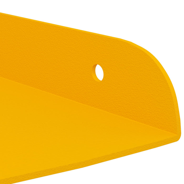 Raft suspendat cu raft 4 pcs Galben muștar 24 x 24 x 2 cm - WALTI WALTI