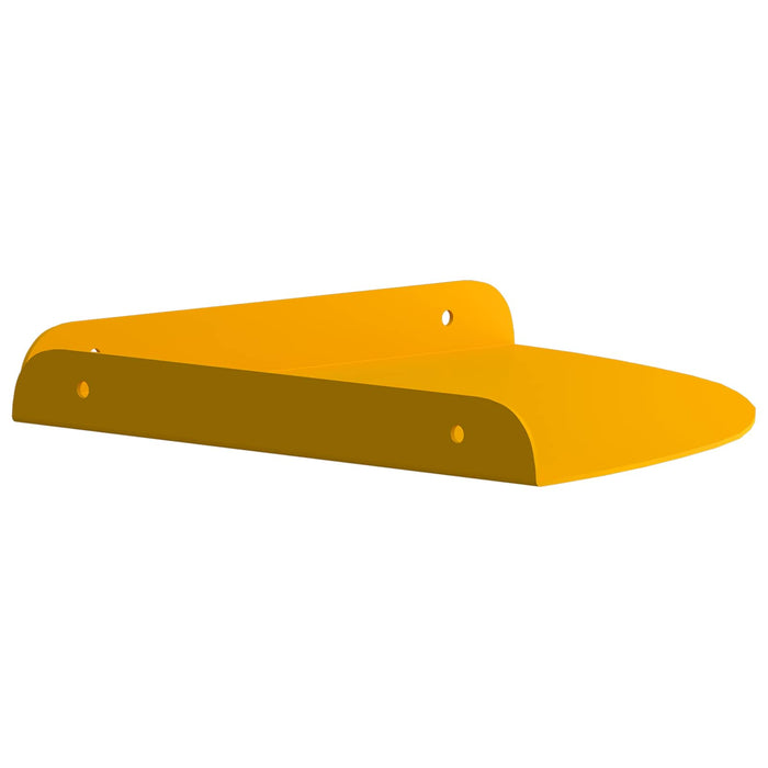 Raft suspendat cu raft 4 pcs Galben muștar 24 x 24 x 2 cm - WALTI WALTI