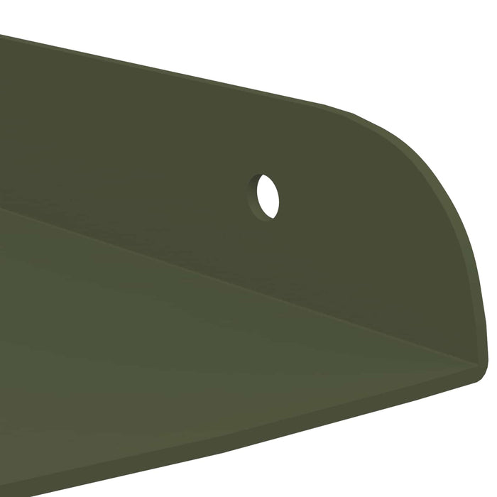 Raft suspendat cu raft 4 pcs Verde măsliniu 24 x 24 x 2 cm - WALTI WALTI