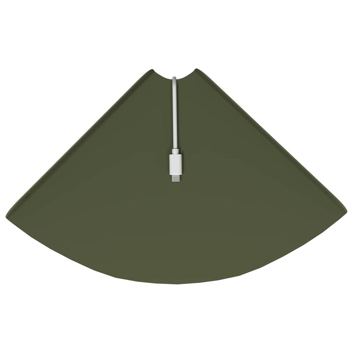 Raft suspendat cu raft 4 pcs Verde măsliniu 24 x 24 x 2 cm - WALTI WALTI