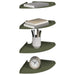 Raft suspendat cu raft 4 pcs Verde măsliniu 24 x 24 x 2 cm - WALTI WALTI