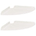 Raft suspendat cu raft cu depozitare 2 pcs Alb 24 x 24 x 2 cm - WALTI WALTI