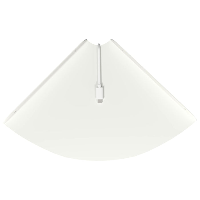 Raft suspendat cu raft cu depozitare 4 pcs Alb 24 x 24 x 2 cm - WALTI WALTI