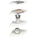 Raft suspendat cu raft cu depozitare 4 pcs Alb 24 x 24 x 2 cm - WALTI WALTI
