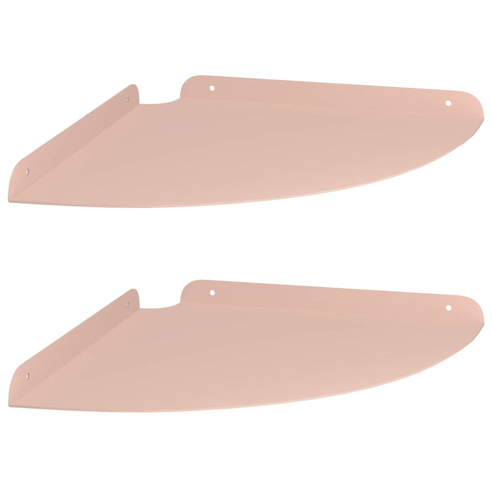 Raft suspendat cu raft cu depozitare 2 pcs Roz 30 x 30 x 2 cm - WALTI WALTI