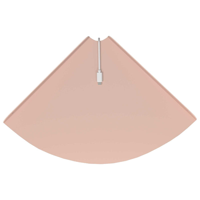 Raft suspendat cu raft cu depozitare 2 pcs Roz 30 x 30 x 2 cm - WALTI WALTI
