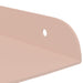 Raft suspendat cu raft cu depozitare 4 pcs Roz 30 x 30 x 2 cm - WALTI WALTI