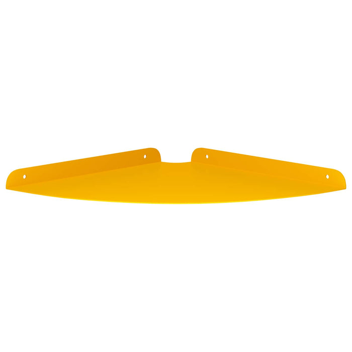 Raft suspendat cu raft 2 pcs Galben muștar 30 x 30 x 2 cm - WALTI WALTI
