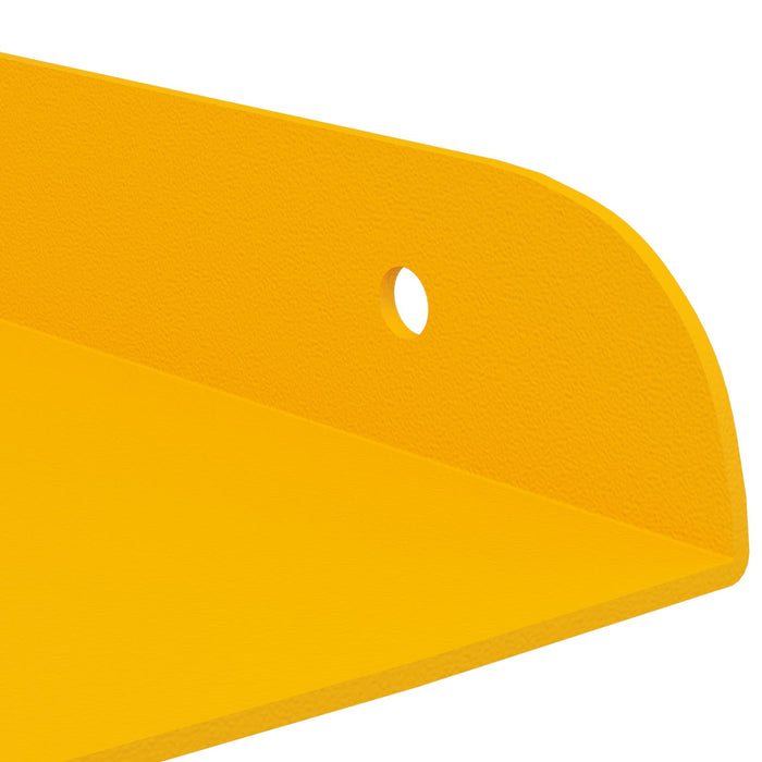 Raft suspendat cu raft 4 pcs Galben muștar 30 x 30 x 2 cm - WALTI WALTI