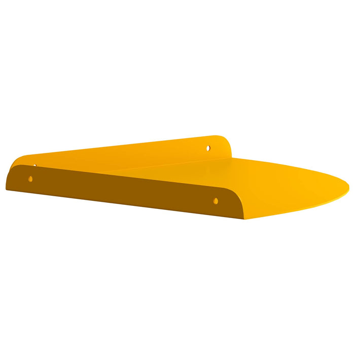 Raft suspendat cu raft 4 pcs Galben muștar 30 x 30 x 2 cm - WALTI WALTI