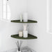 Raft suspendat cu raft 2 pcs Verde măsliniu 30 x 30 x 2 cm - WALTI WALTI