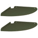 Raft suspendat cu raft 2 pcs Verde măsliniu 30 x 30 x 2 cm - WALTI WALTI