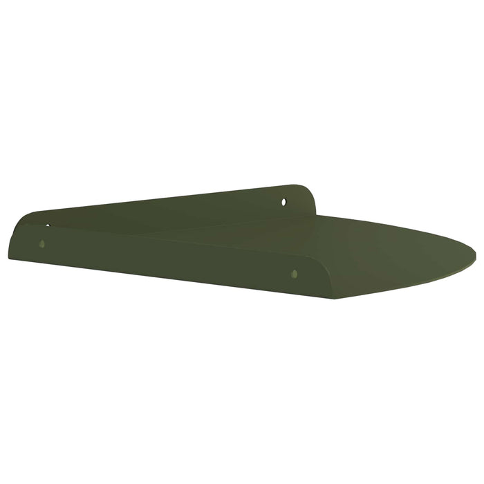 Raft suspendat cu raft 2 pcs Verde măsliniu 30 x 30 x 2 cm - WALTI WALTI