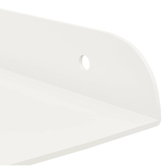 Raft suspendat cu raft cu depozitare 2 pcs Alb 30 x 30 x 2 cm - WALTI WALTI