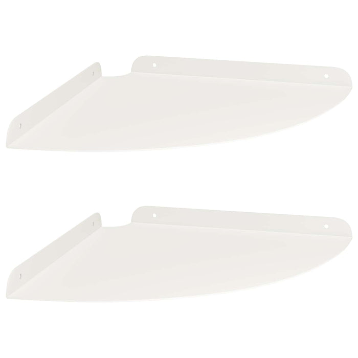 Raft suspendat cu raft cu depozitare 2 pcs Alb 30 x 30 x 2 cm - WALTI WALTI