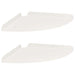 Raft suspendat cu raft cu depozitare 2 pcs Alb 30 x 30 x 2 cm - WALTI WALTI