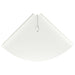 Raft suspendat cu raft cu depozitare 2 pcs Alb 30 x 30 x 2 cm - WALTI WALTI