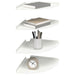 Raft suspendat cu raft cu depozitare 4 pcs Alb 30 x 30 x 2 cm - WALTI WALTI