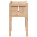 Vază pentru Grădină Natură 40 x 40 x 70 cm Lemn de pin masiv - WALTI WALTI