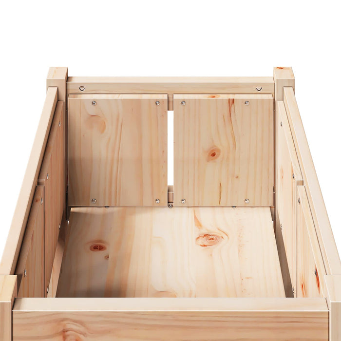 Vază pentru Grădină Natură 50 x 50 x 70 cm Lemn de pin masiv - WALTI WALTI