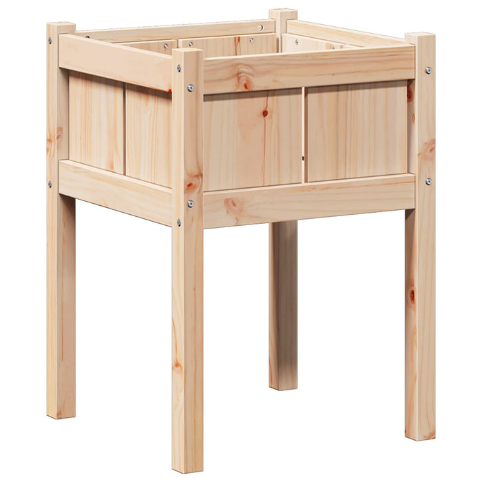 Vază pentru Grădină Natură 50 x 50 x 70 cm Lemn de pin masiv - WALTI WALTI