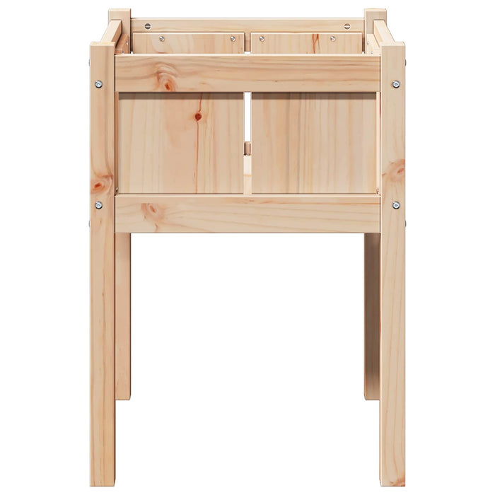 Vază pentru Grădină Natură 50 x 50 x 70 cm Lemn de pin masiv - WALTI WALTI