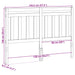 Tăblie cap cu headboard Maroniu cerat 145,5 x 100 cm - WALTI WALTI