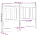 Tăblie cap cu headboard Maroniu cerat 155,5 x 100 cm - WALTI WALTI