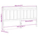 Tăblie cap cu headboard Maroniu cerat 185,5 x 100 cm - WALTI WALTI