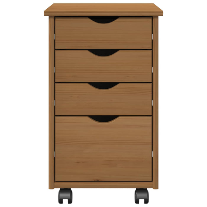 Cabinet mobil MOSS Maro Miere 34 x 39 x 56 cm Lemn masiv de pin - WALTI WALTI