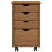 Cabinet mobil MOSS Maro Miere 34 x 39 x 56 cm Lemn masiv de pin - WALTI WALTI