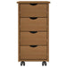 Cabinet mobil Maro miere 34 x 39 x 65,5 cm Lemn de pin masiv - WALTI WALTI