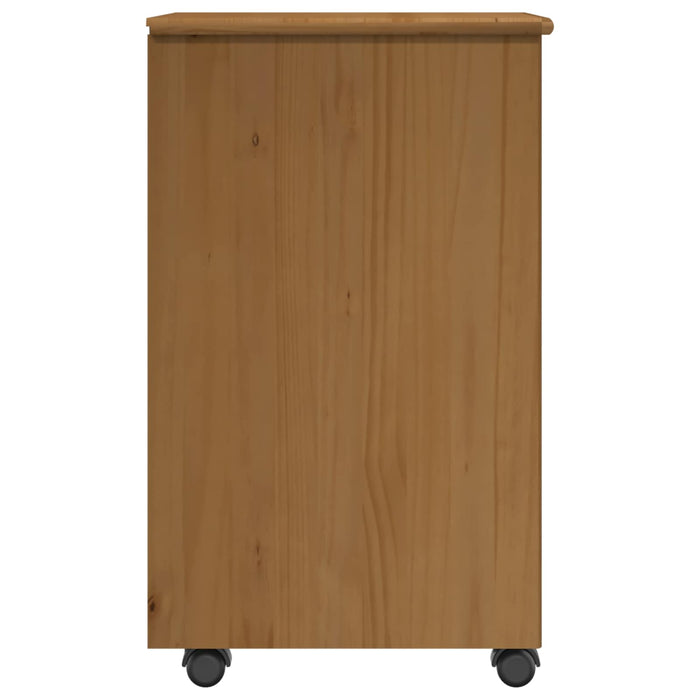 Cabinet mobil Maro miere 34 x 39 x 65,5 cm Lemn de pin masiv - WALTI WALTI