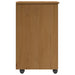 Cabinet mobil Maro miere 34 x 39 x 65,5 cm Lemn de pin masiv - WALTI WALTI