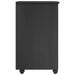 Cabinet mobil cu roata Gri 34 x 39 x 65,5 cm Lemn de pin masiv - WALTI WALTI