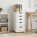 Dulap Alb 34 x 39 x 61,5 cm Lemn de pin masiv - WALTI WALTI