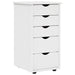 Dulap Alb 34 x 39 x 61,5 cm Lemn de pin masiv - WALTI WALTI