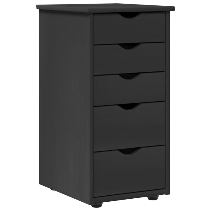 Dulap Gri 34 x 39 x 61,5 cm Lemn de pin masiv - WALTI WALTI