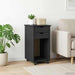 Cabinet mobil cu roata Gri 34 x 39 x 65,5 cm Lemn masiv de pin - WALTI WALTI