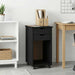 Cabinet mobil Negru 34 x 39 x 65,5 cm Lemn masiv de pin - WALTI WALTI