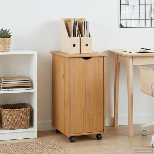 Cabinet mobil Maro miere 34 x 39 x 65,5 cm Lemn de pin masiv - WALTI WALTI