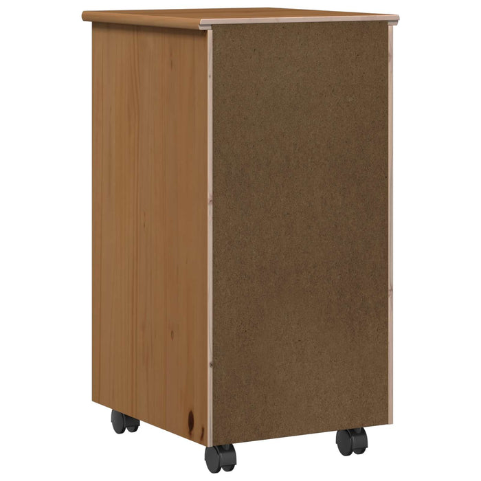 Cabinet mobil Maro miere 34 x 39 x 65,5 cm Lemn de pin masiv - WALTI WALTI